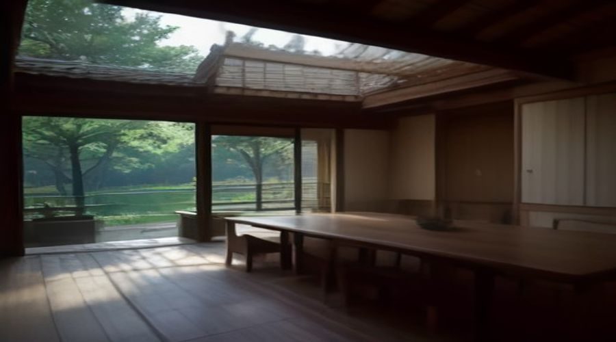 现代化内容审核中心内多块显示屏展示影视分类标签界面,青绿灯光氛围专业感强